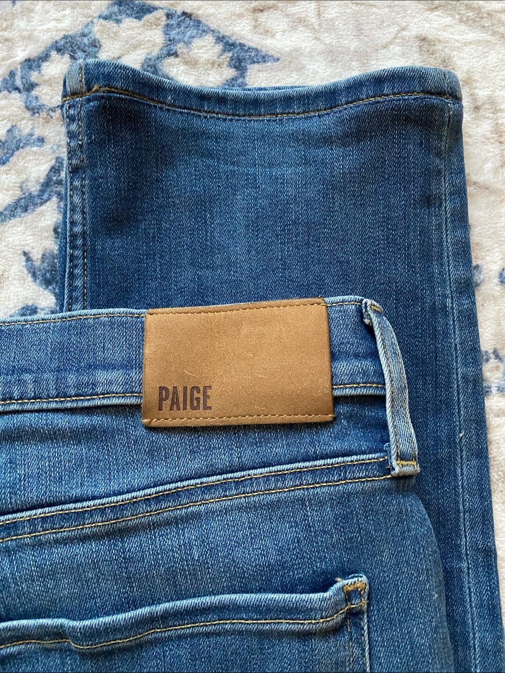 PAIGE Slim Fit Federal Men's Blue Denim Jeans 32 - Picture 13 of 13